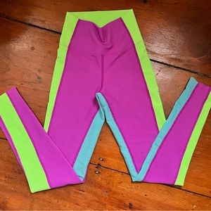 Anthro x Beach Riot color lock leggings